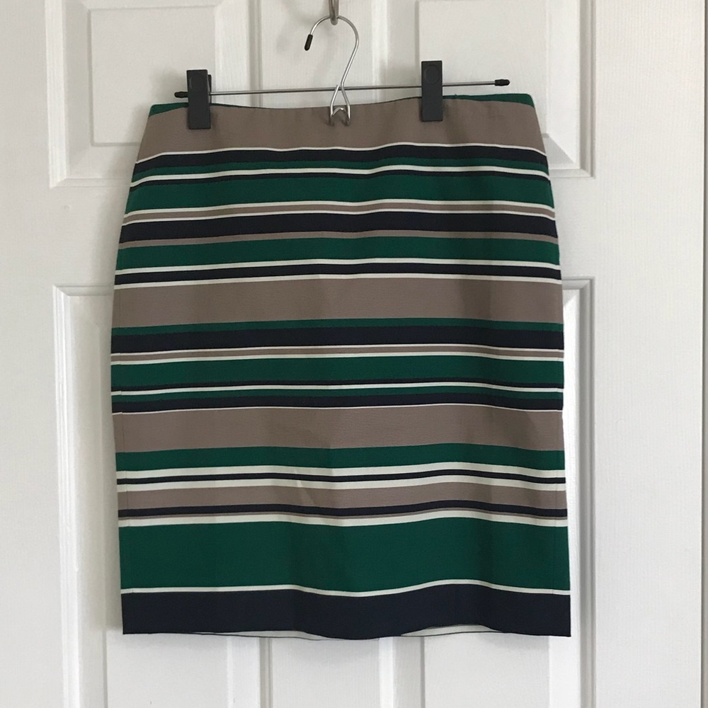 Talbots stripe pencil skirt size 6p